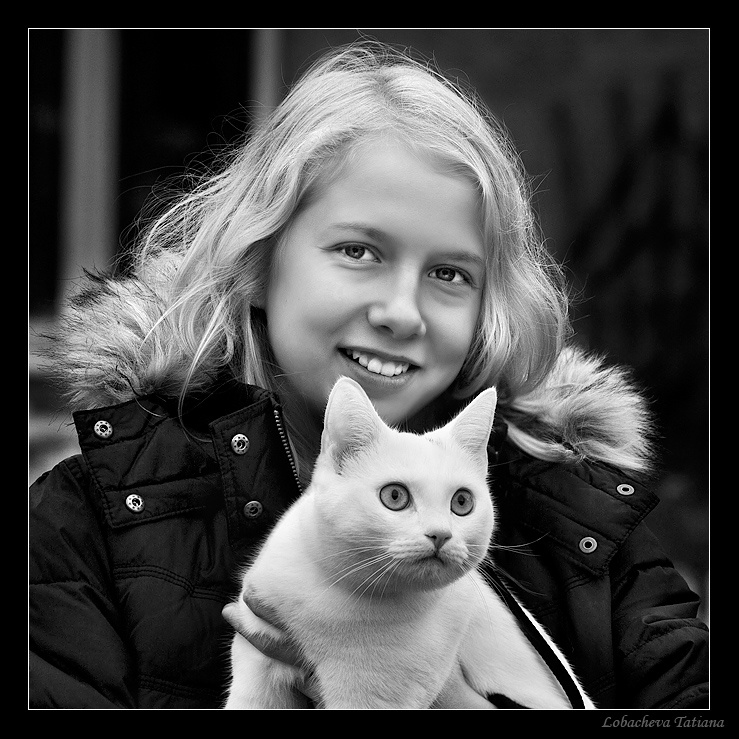 Портрет с котом 2 