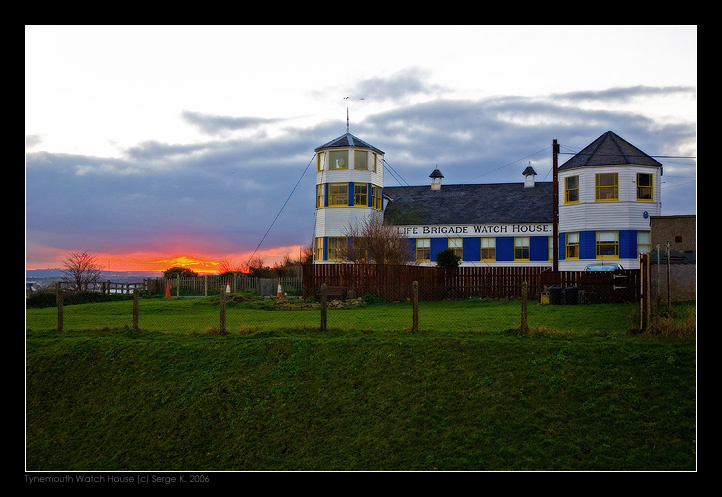 Закат возле дома спасателей / Sunset at the Life Brigade Watch House закат sunset