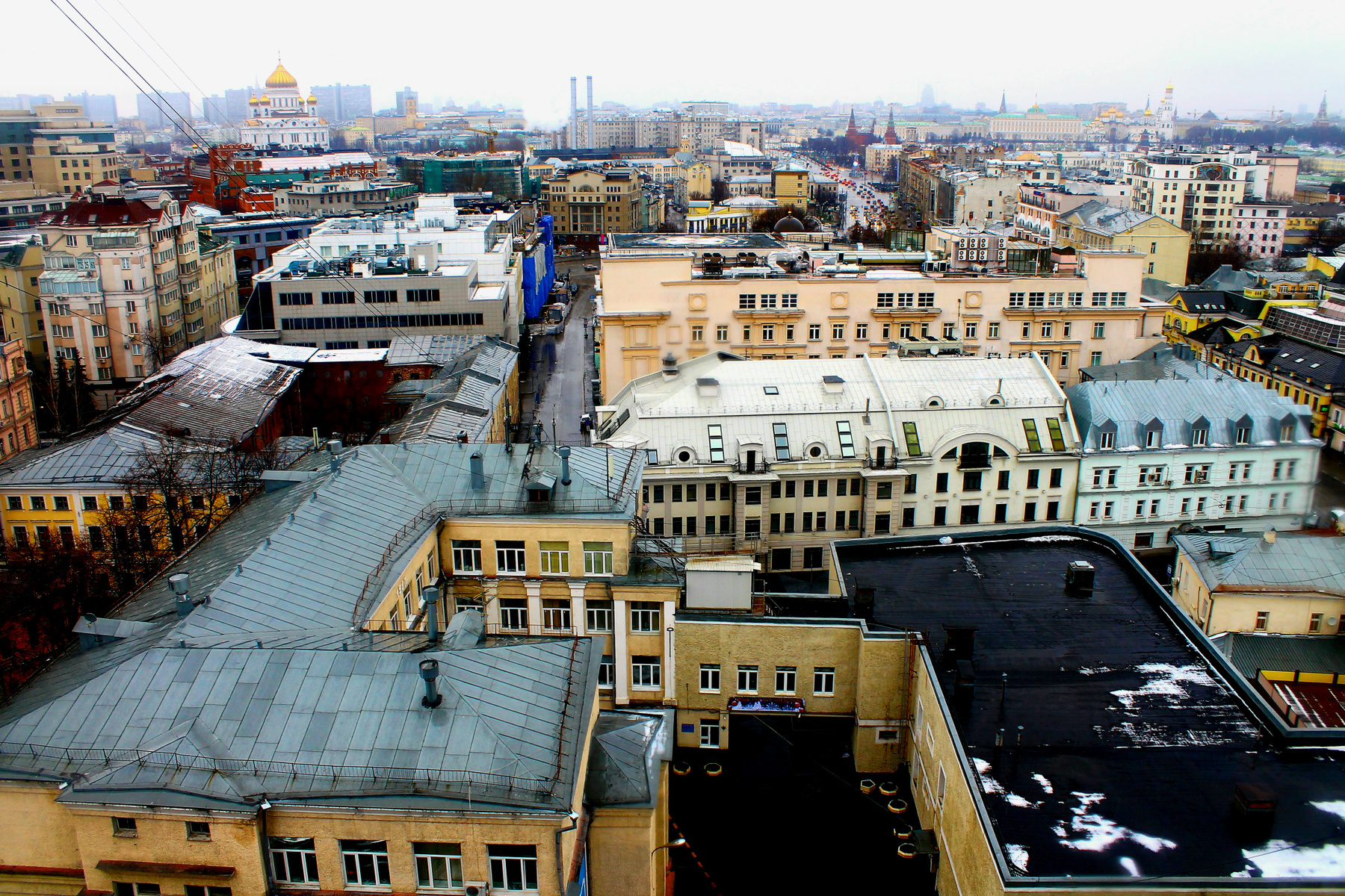 Вид на Москву (улица Большая Полянка,28) Москва