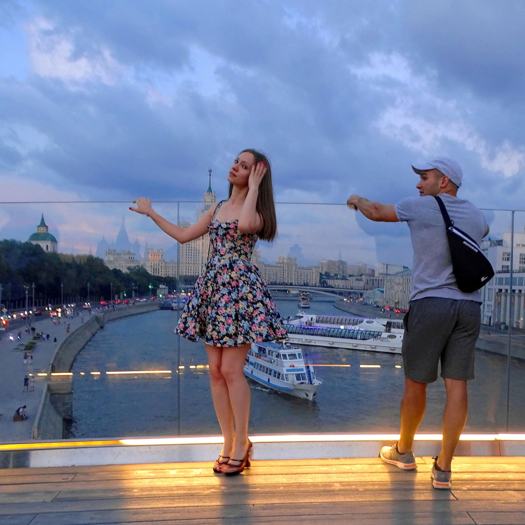 Красота в Зарядье Зарядье парящий мост