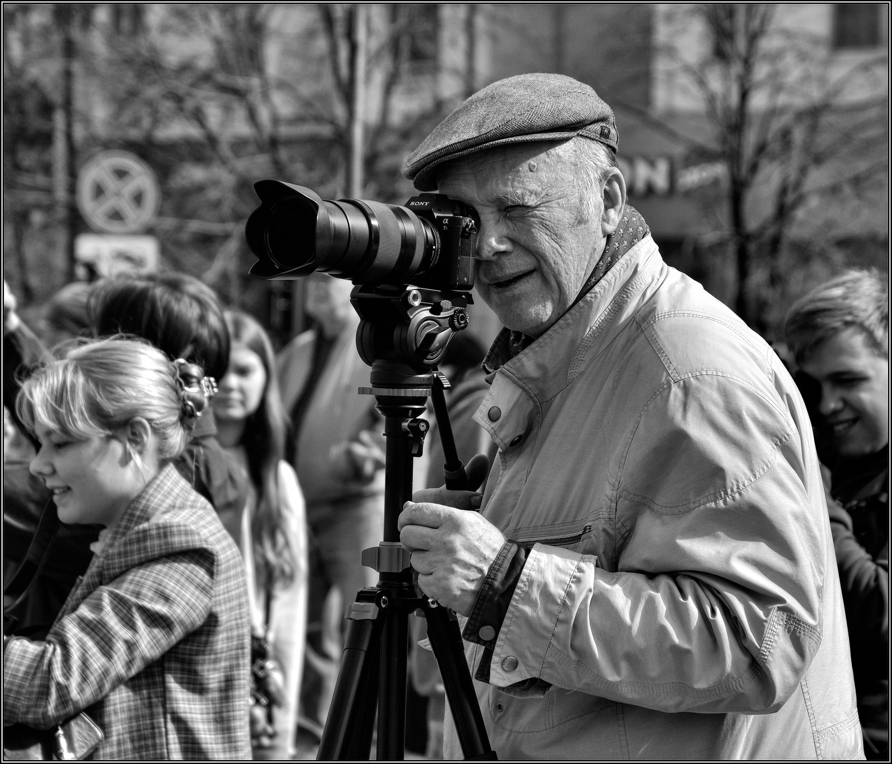 ...."Старая школа фотографии"...... улица люди события