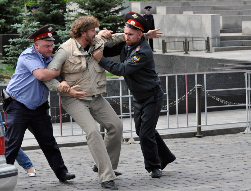 На злобу дня милиция, беспредел, Красная площадь, борода