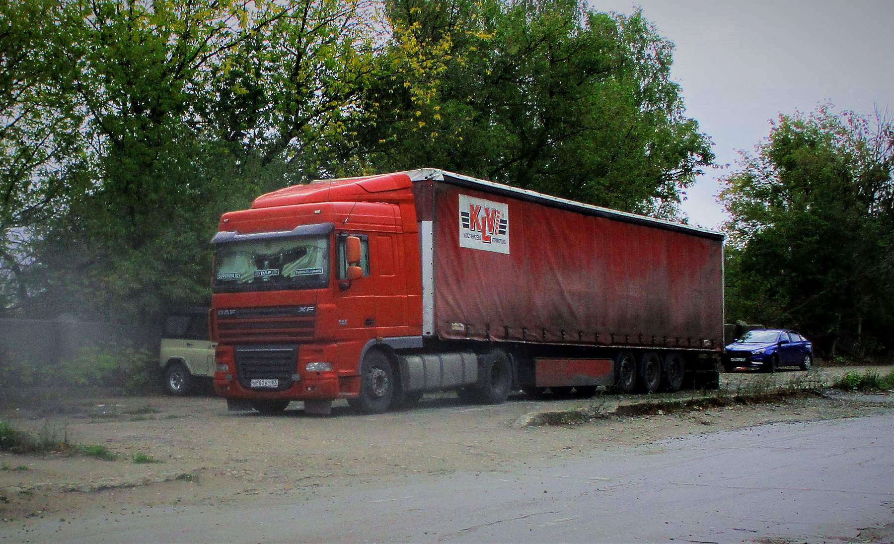 DAF DAF авто тягач осень