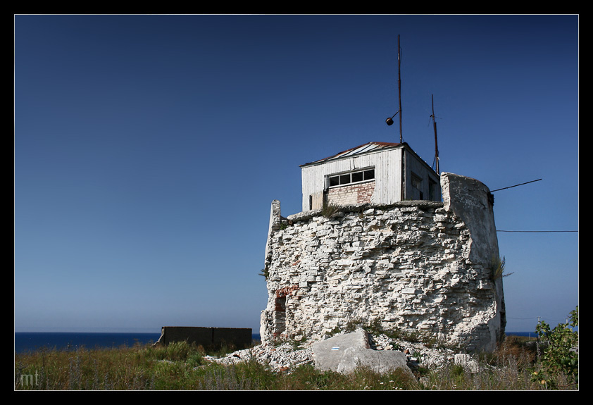 Estonia. маяк, море, небо