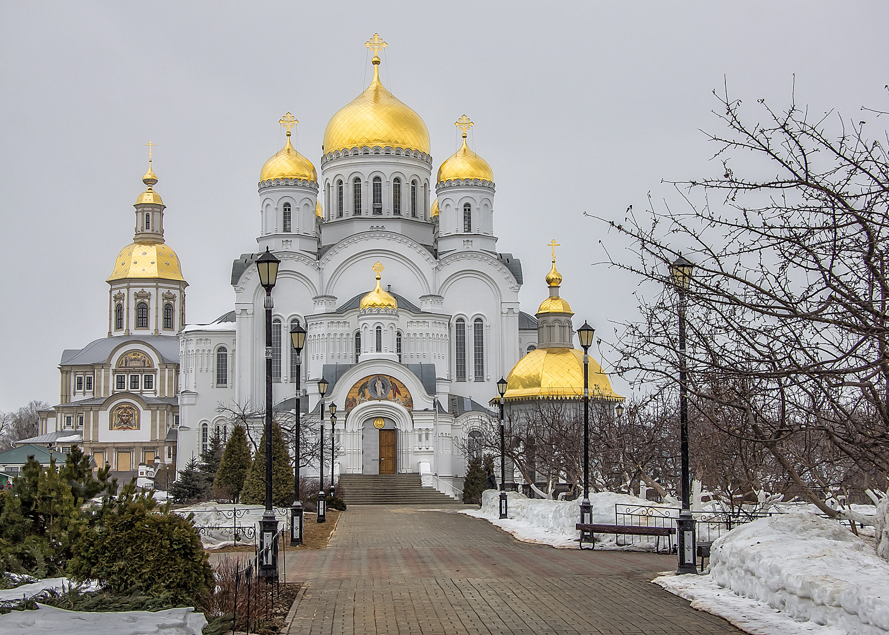 ***Спасо-Преображенский собор путешествие архитектура монастырь дивеево собор дивеевский прогулка март весна вера православие христианство марина назарова