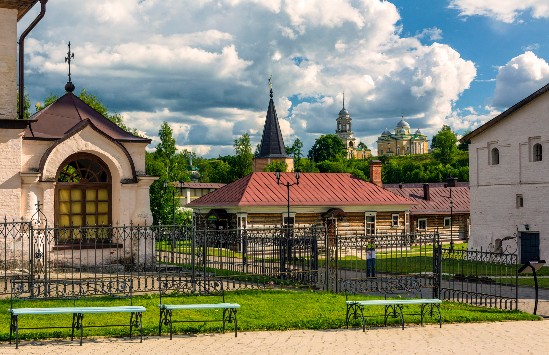 Старица лето вечереет Старица город