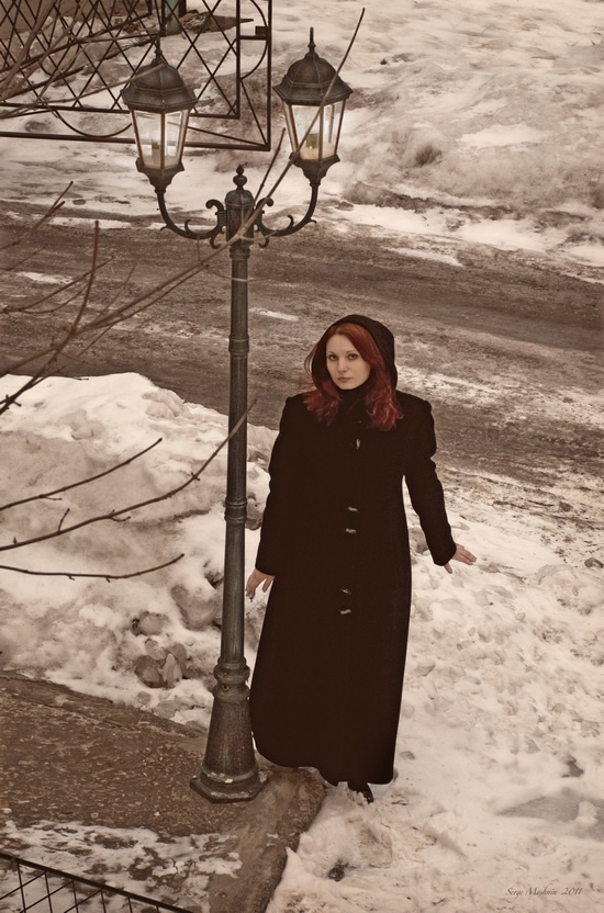 Winter(reprise) Winter reprise gothic готика Тверь зима фонарь