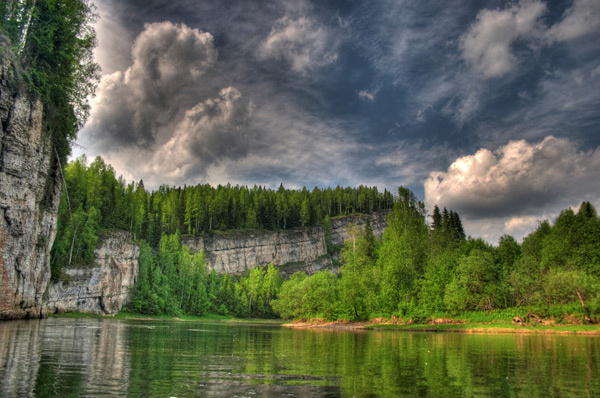 Усьва река Усьва HDR
