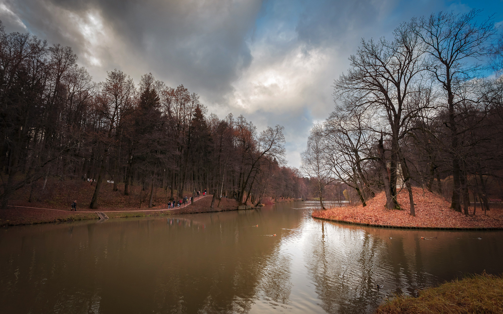 В осеннем парке... парк осень