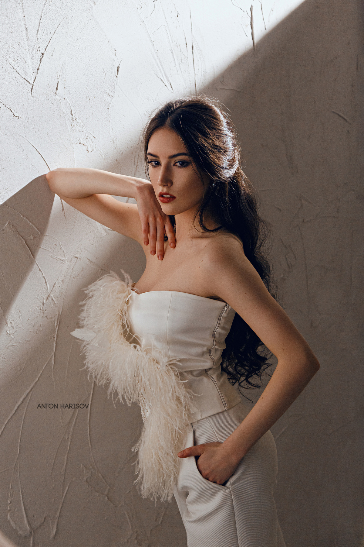 Maria portrait girl beauty eyes russian canon fashion woman art sexy femme movie mood cinematic inspiration daylight popular post-processing antonharisov fotoshi photography model sensual