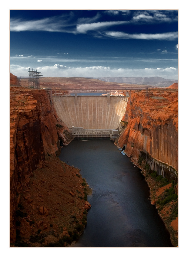 Glenn Canyon Dam/Bridge - к вечеру... 