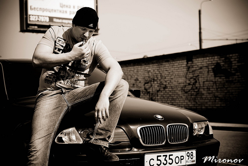 Выживший в 90-е ) портрет, мужской, bmw