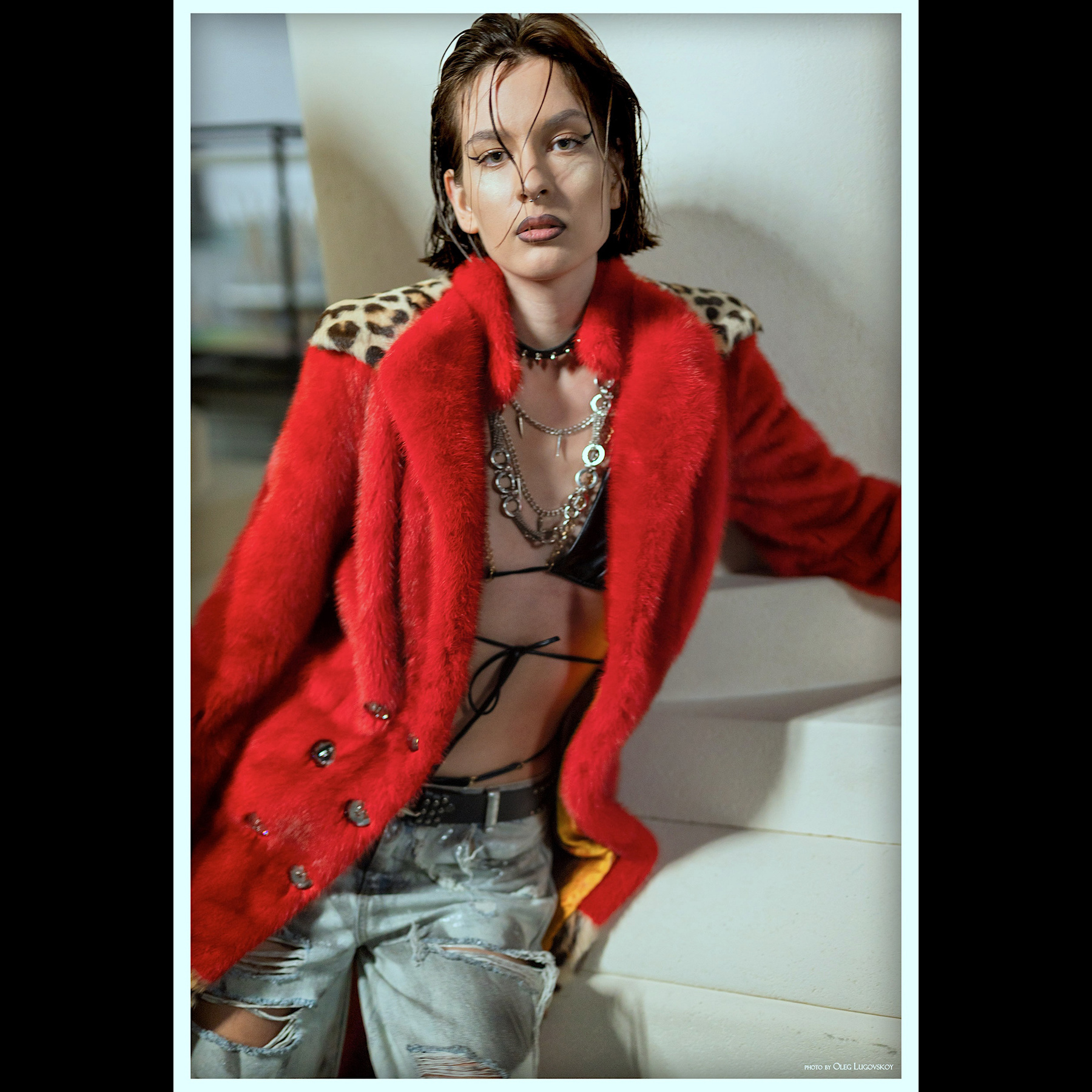 lady in red девушка модель мода fashion