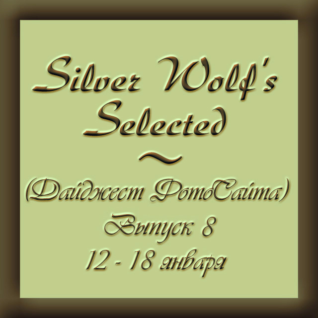 Дайджест ФотоСайта от Silver Wolf'а. Выпуск 8. 