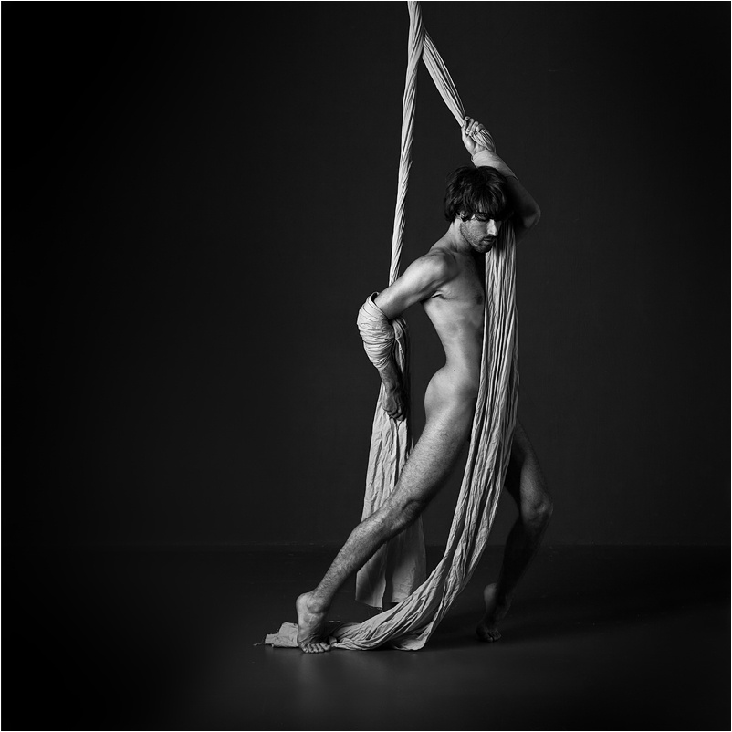 personal jesus nude sculpture bw man