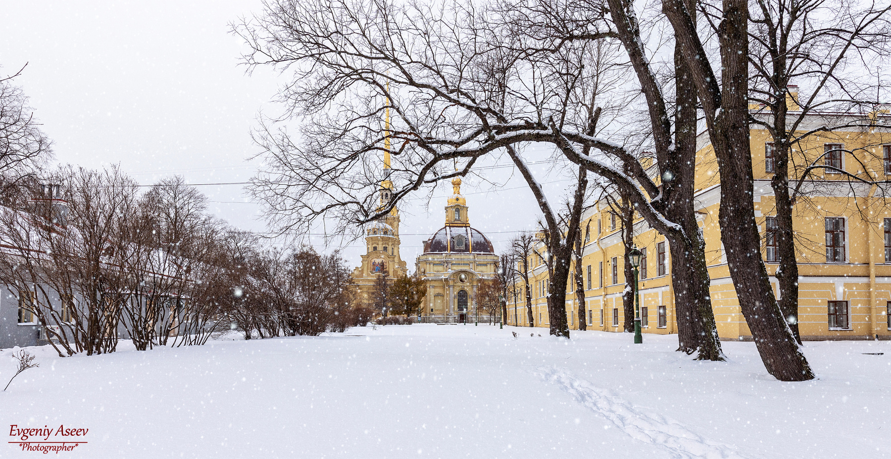 Зима в Петропавловке Петропавловская крепость