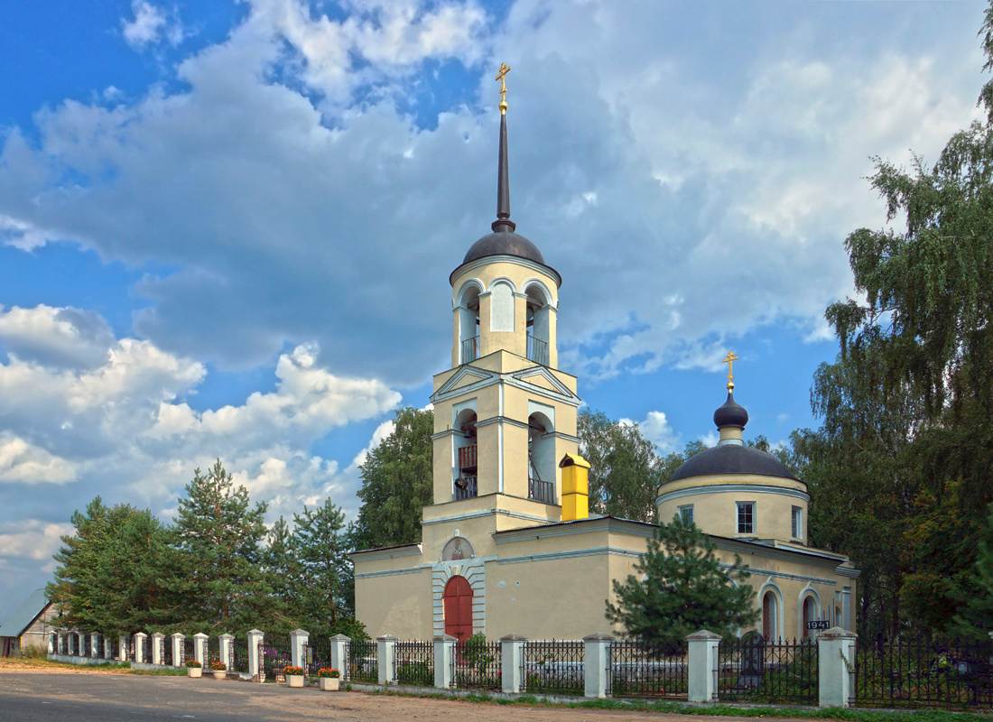 Церковь Николая Чудотворца в селе Каюрово село храм вера