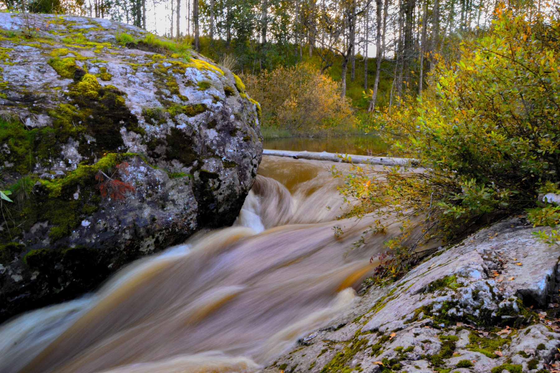 Юванкоски Карелия пороги река вода осень природа