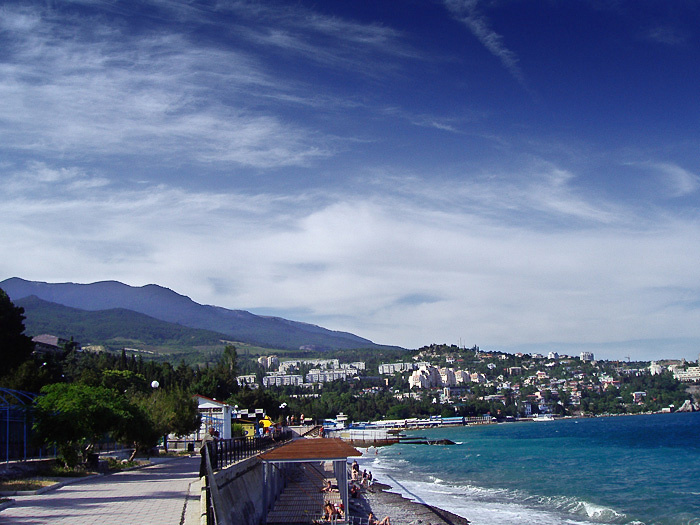 Морская Черное море небо облака