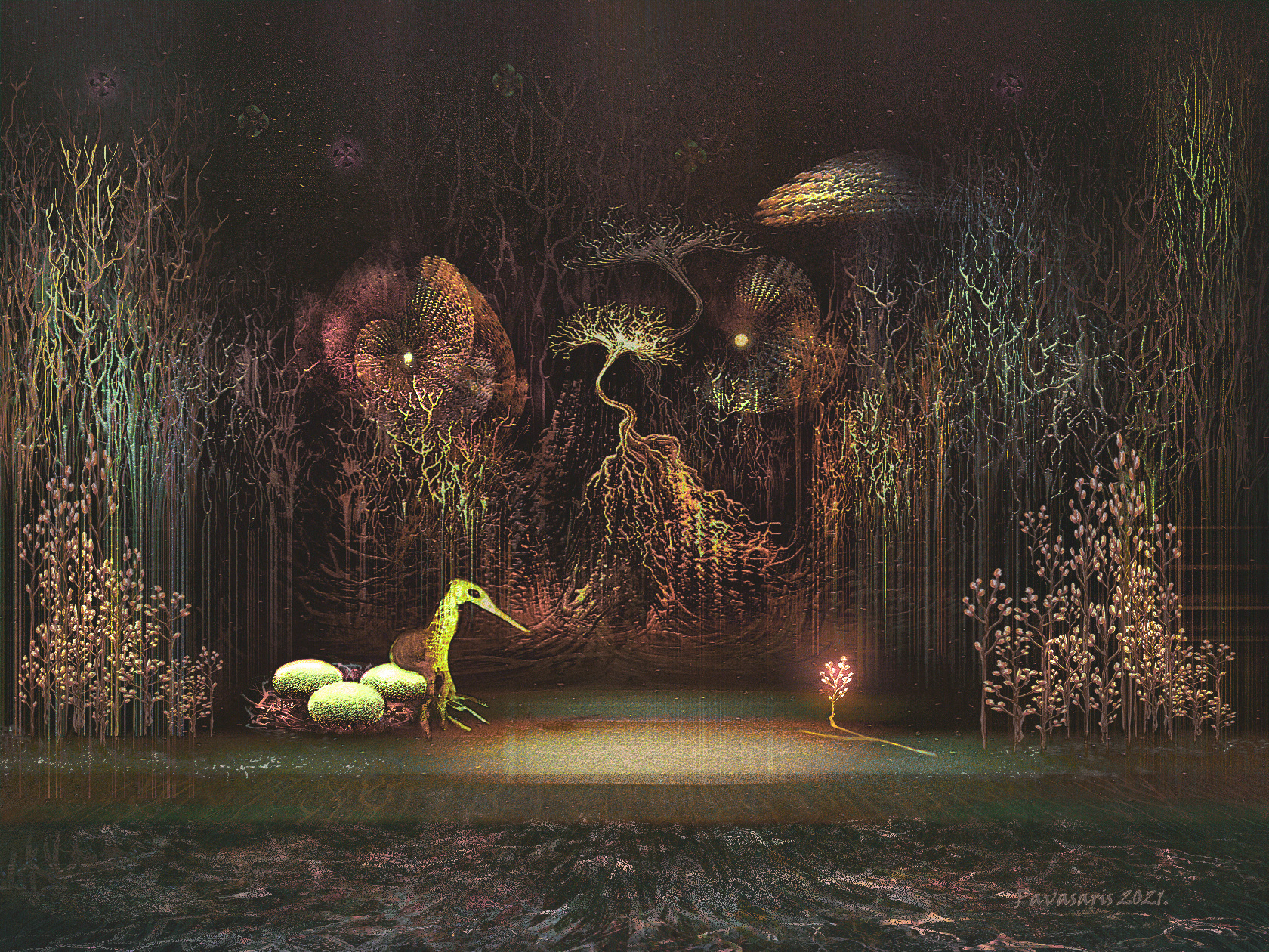 Тишина. art.deko.fantasy.computer.15.04.2021