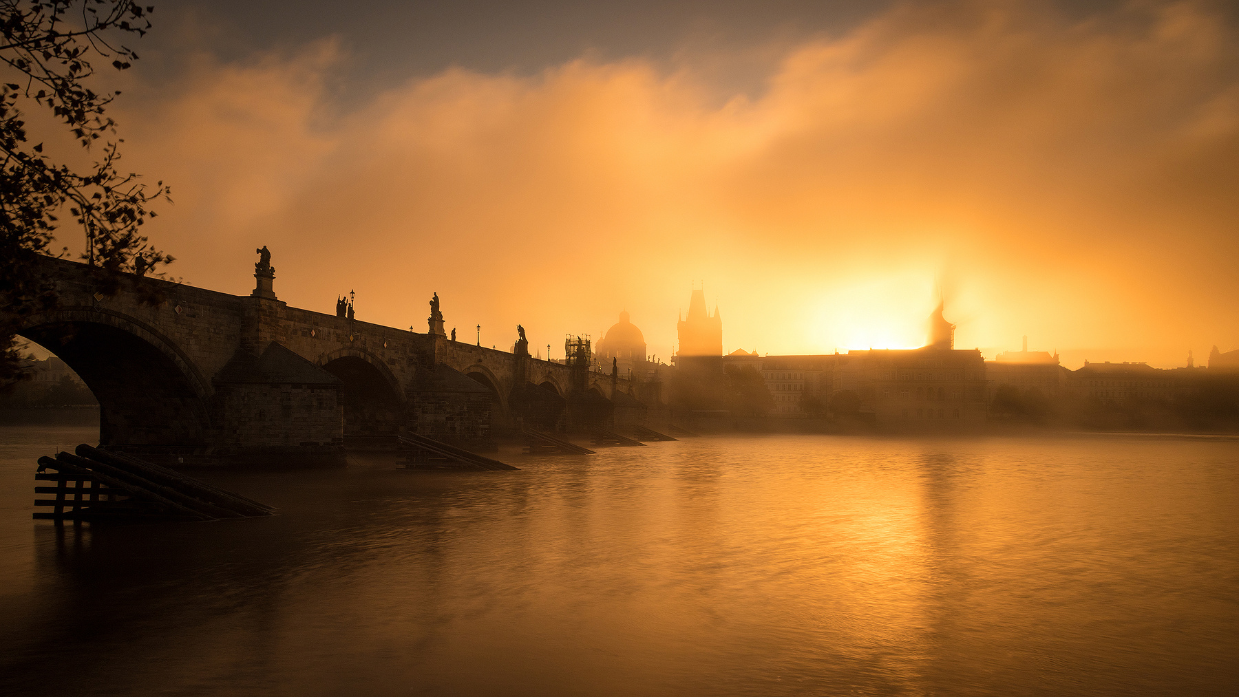 Sunrise in Prague 