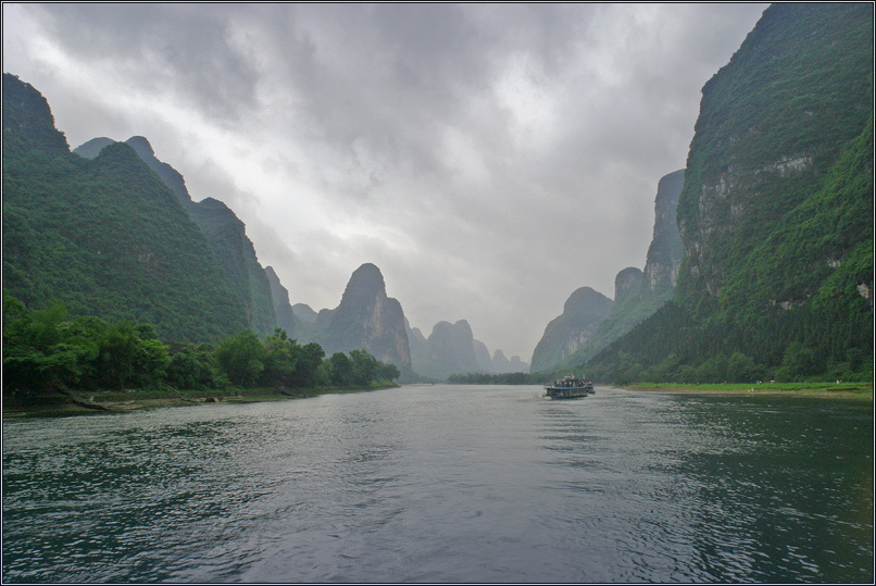 Китайская речушка :) Китай, Гуйлинь, сплав, China