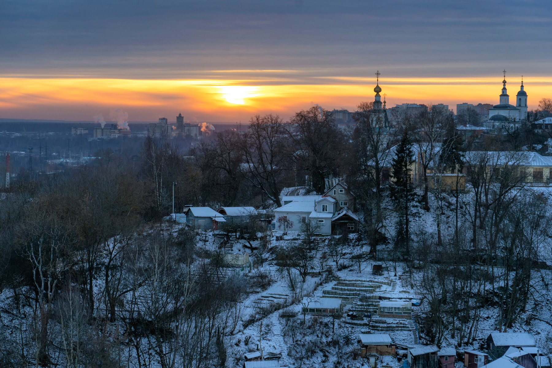 Закат в декабре 