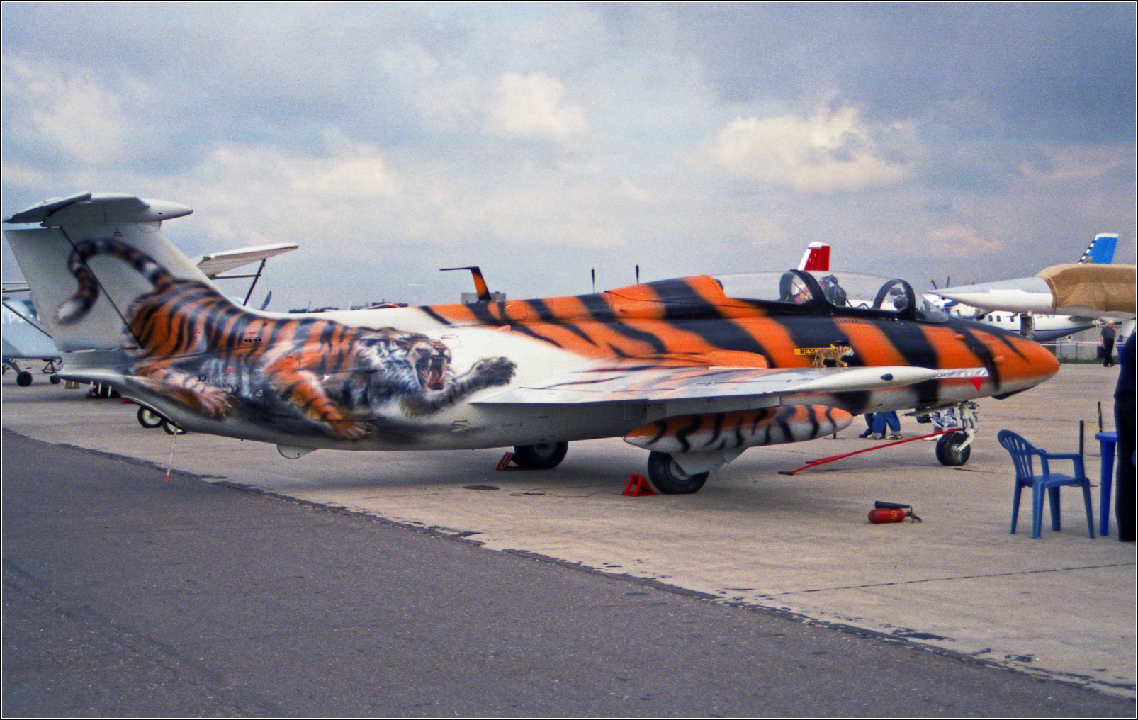 Л-29 L-29 Л-29 авиация самолет стоянка Жуковский 1999