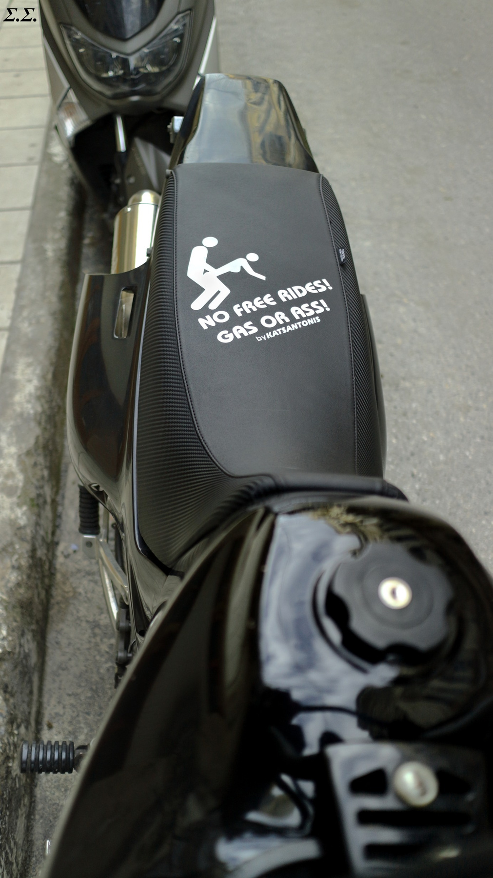 THE BIKE OF A SEXIST MALE PIG 