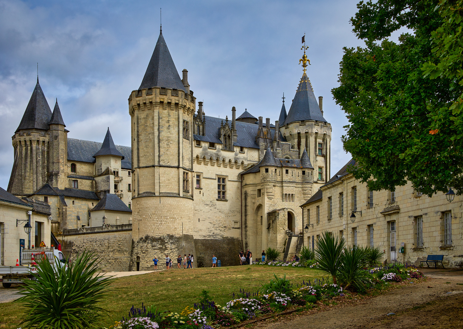 Замки Луары. Сомюр... Франция Луара замок Сомюр Château de Saumur
