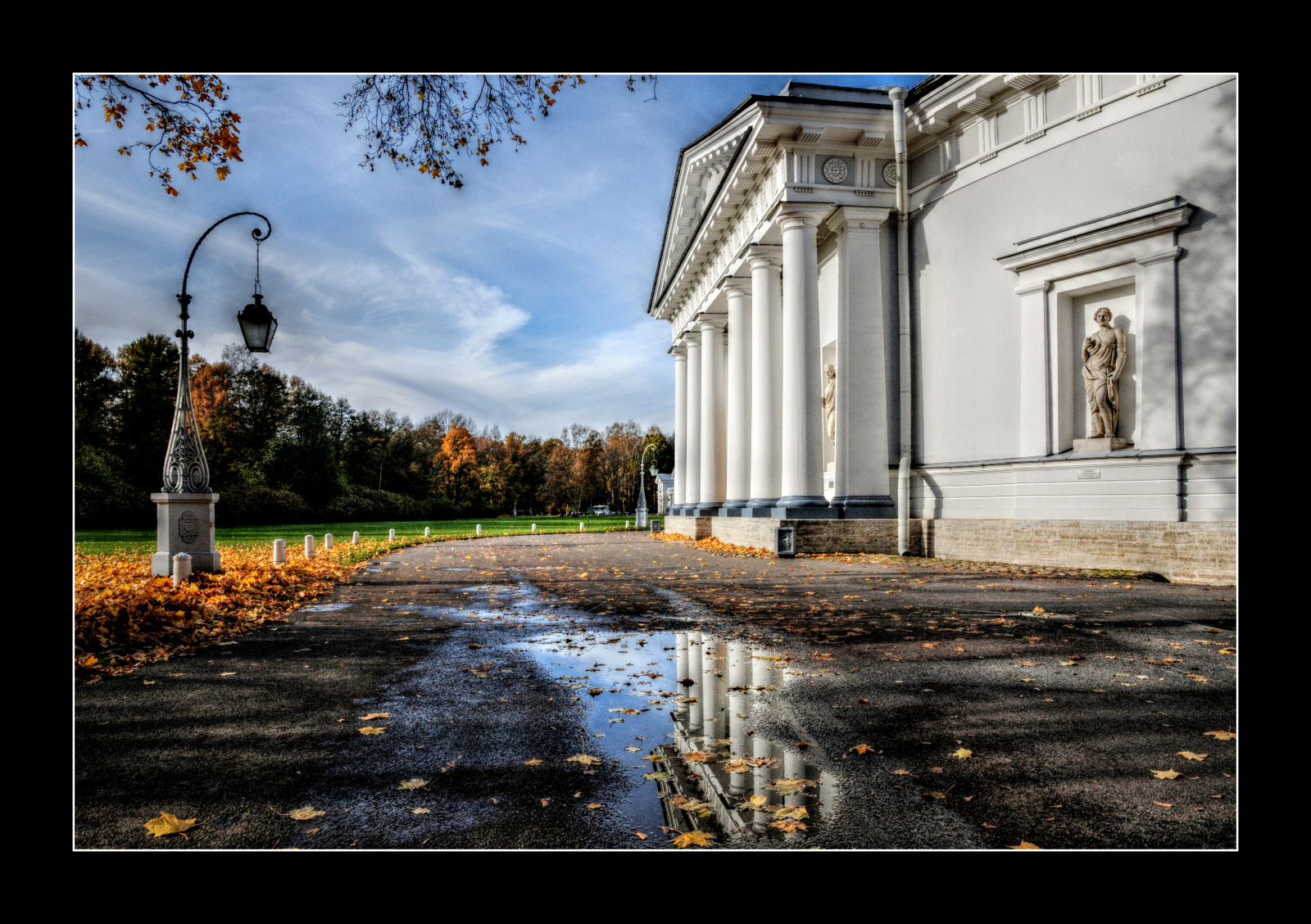 Елагин остров санкт-петербург питер осень