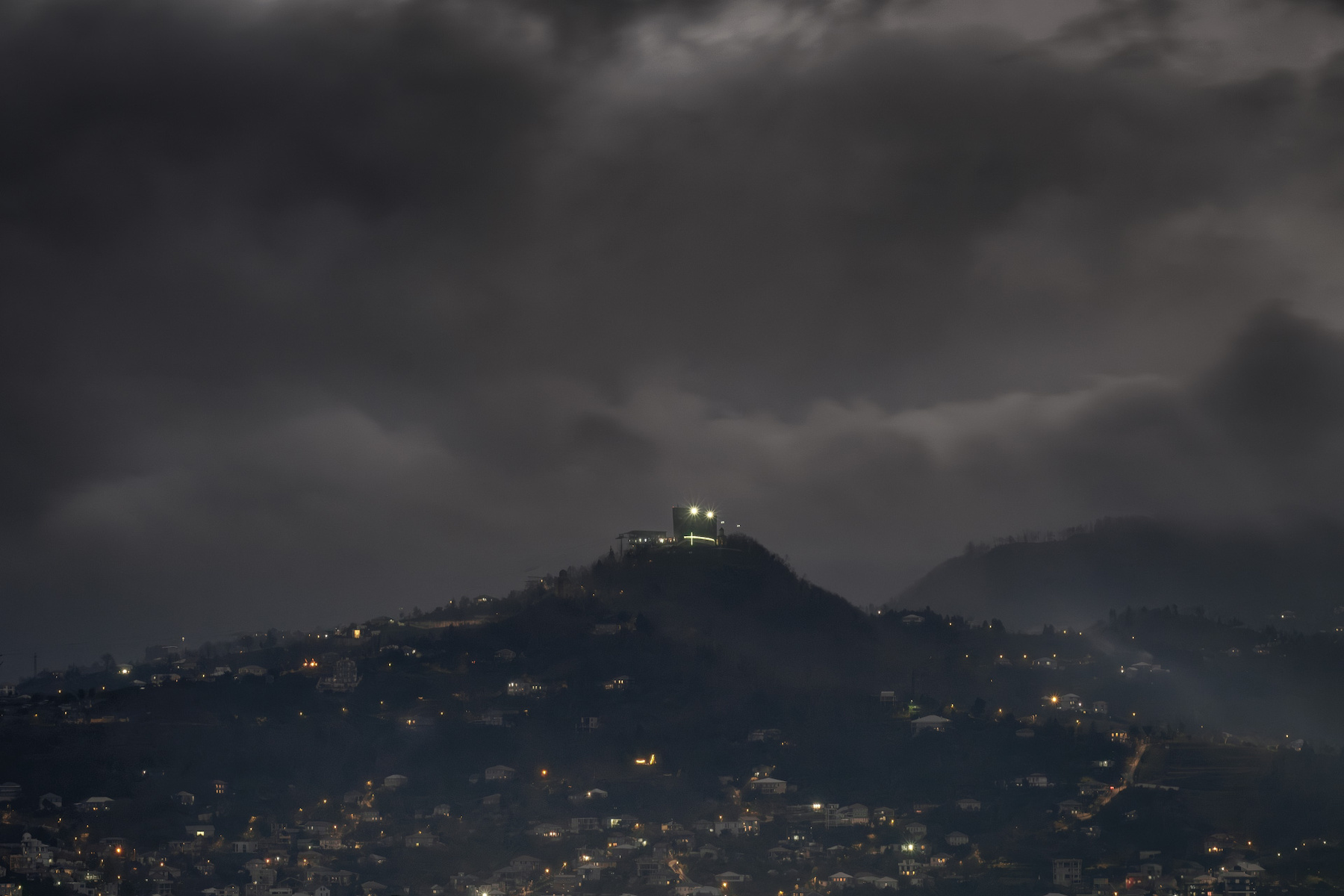 Severe Сlouds clouds severe sky overcast rain mountains night winter weather landscape cityscape scenery travel outdoors georgia adjara sakartvelo batumi chizh
