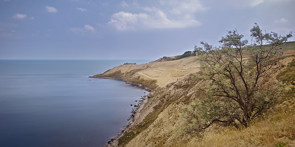 Осень море мыс