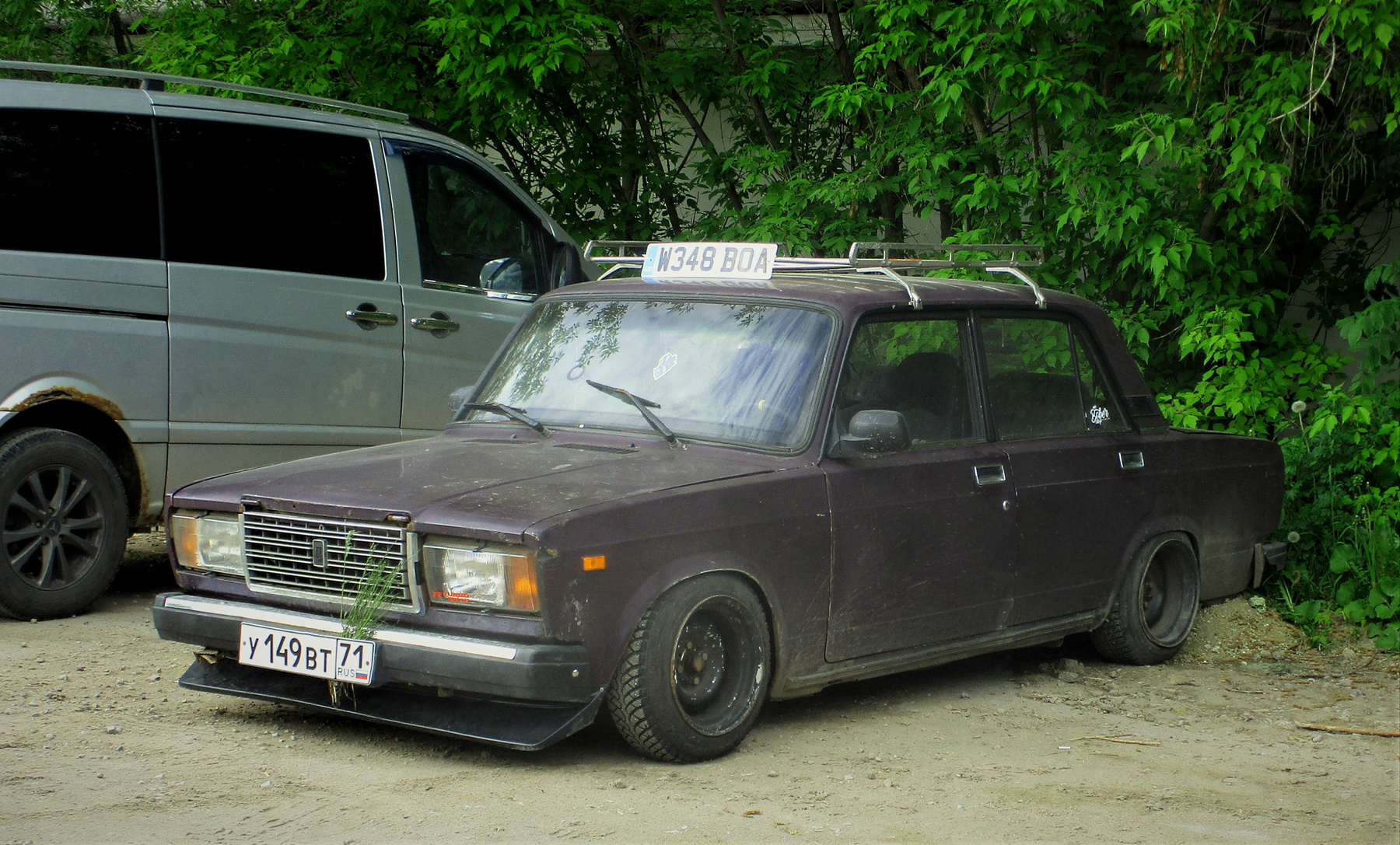 Приземлённый ВАЗ авто тюнинг лето