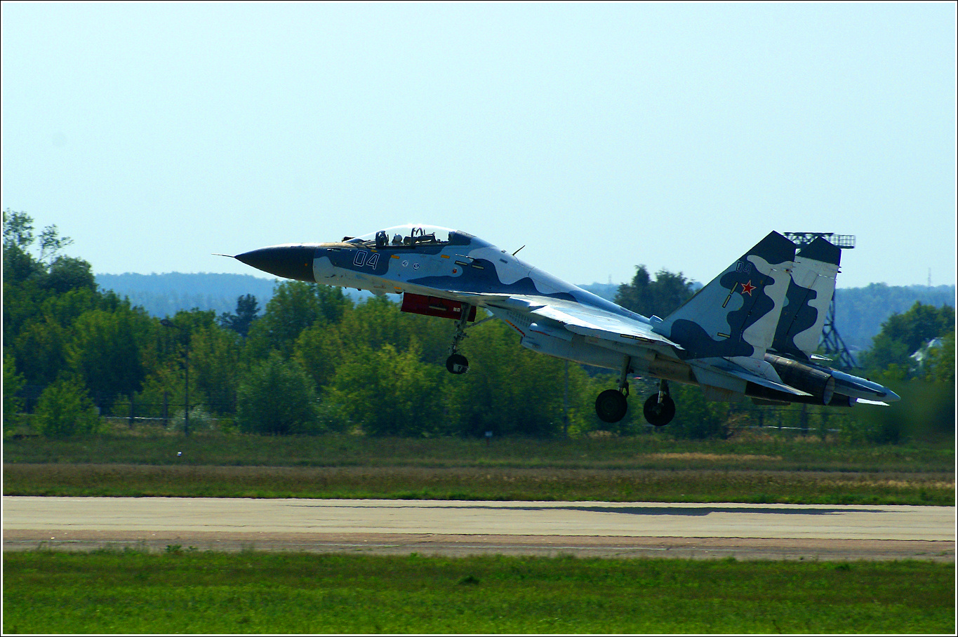 Су-30 Су-30 авиация самолёт взлёт Жуковский МАКС-2007