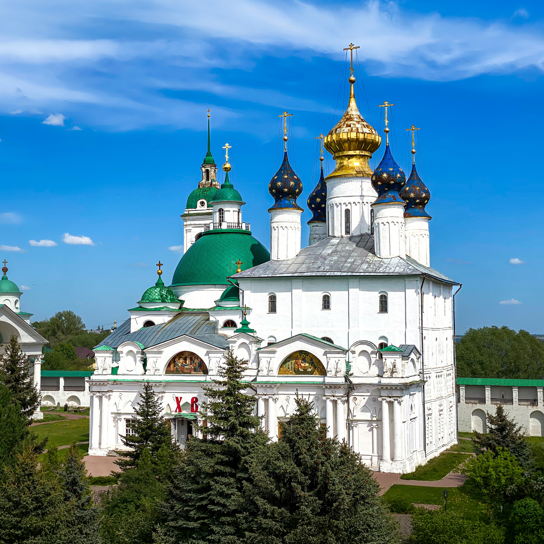 Собор Зачатия Анны Спасо-Яковлевского монастыря собор храм монастырь православный Россия Ростов Великий Зачатьевский святая Анна мать Богородица