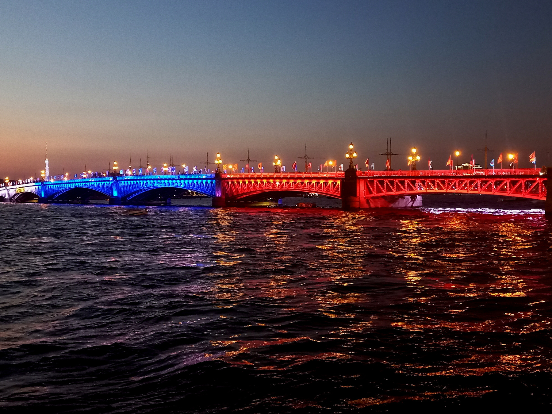 Троицкий мост санкт-петербург троицкий мост вмф вечер