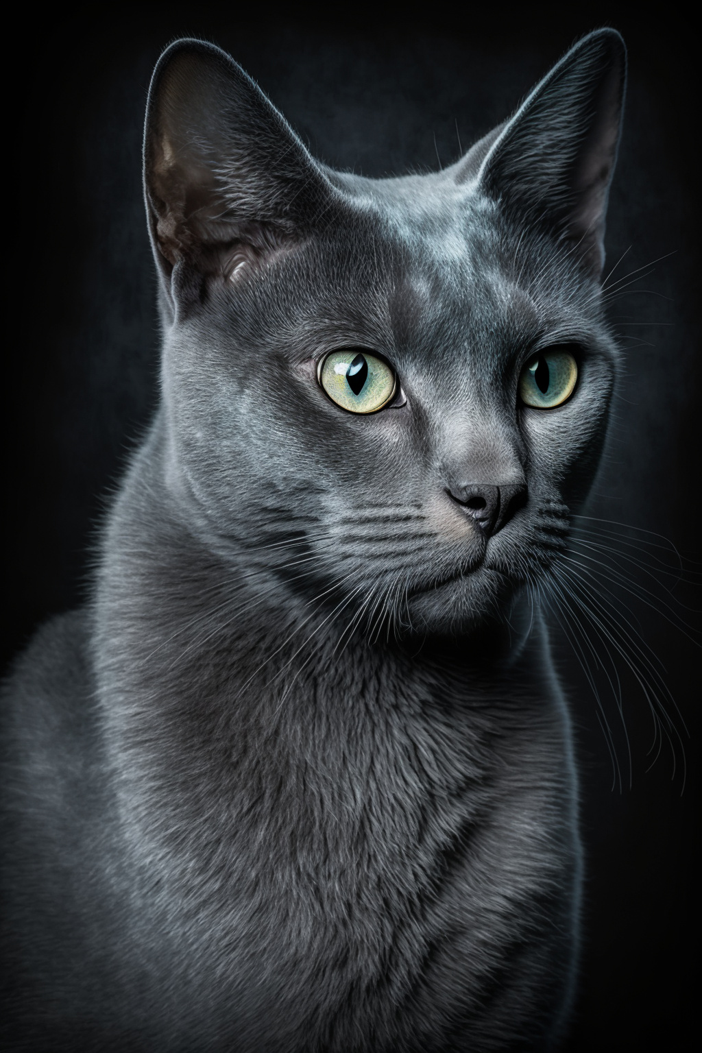 Russian Blue Cat pentax 645d HD PENTAX D FA 645 90 mm f 2.8 ED AW SR