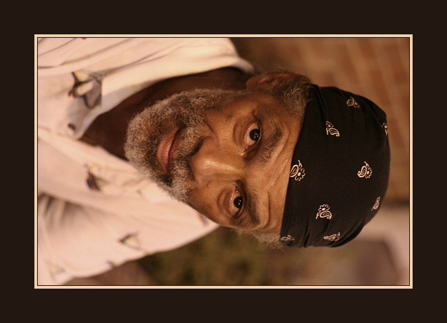 man on the streets portrait