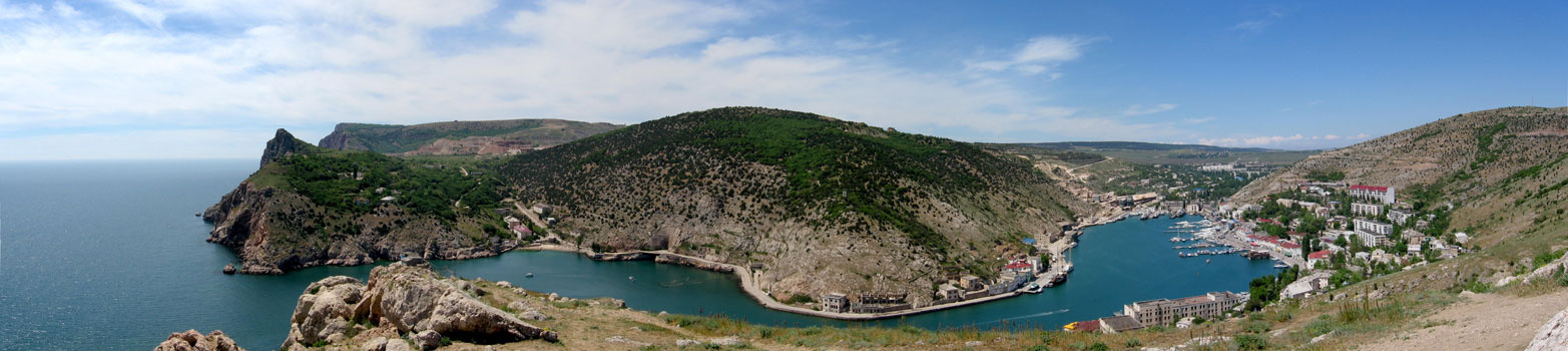 Глазами консула Панорама Балаклава Генуэская крепость Консул
