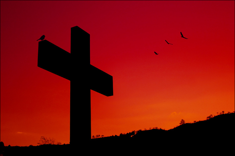 empty cross... 