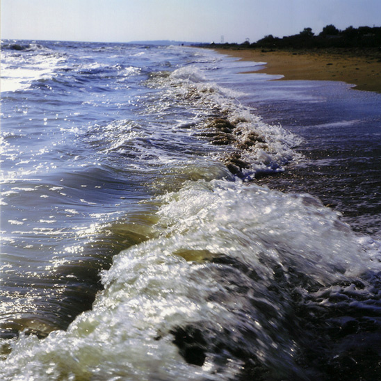 Соленая вода Азовское, море, волны, синяя вода