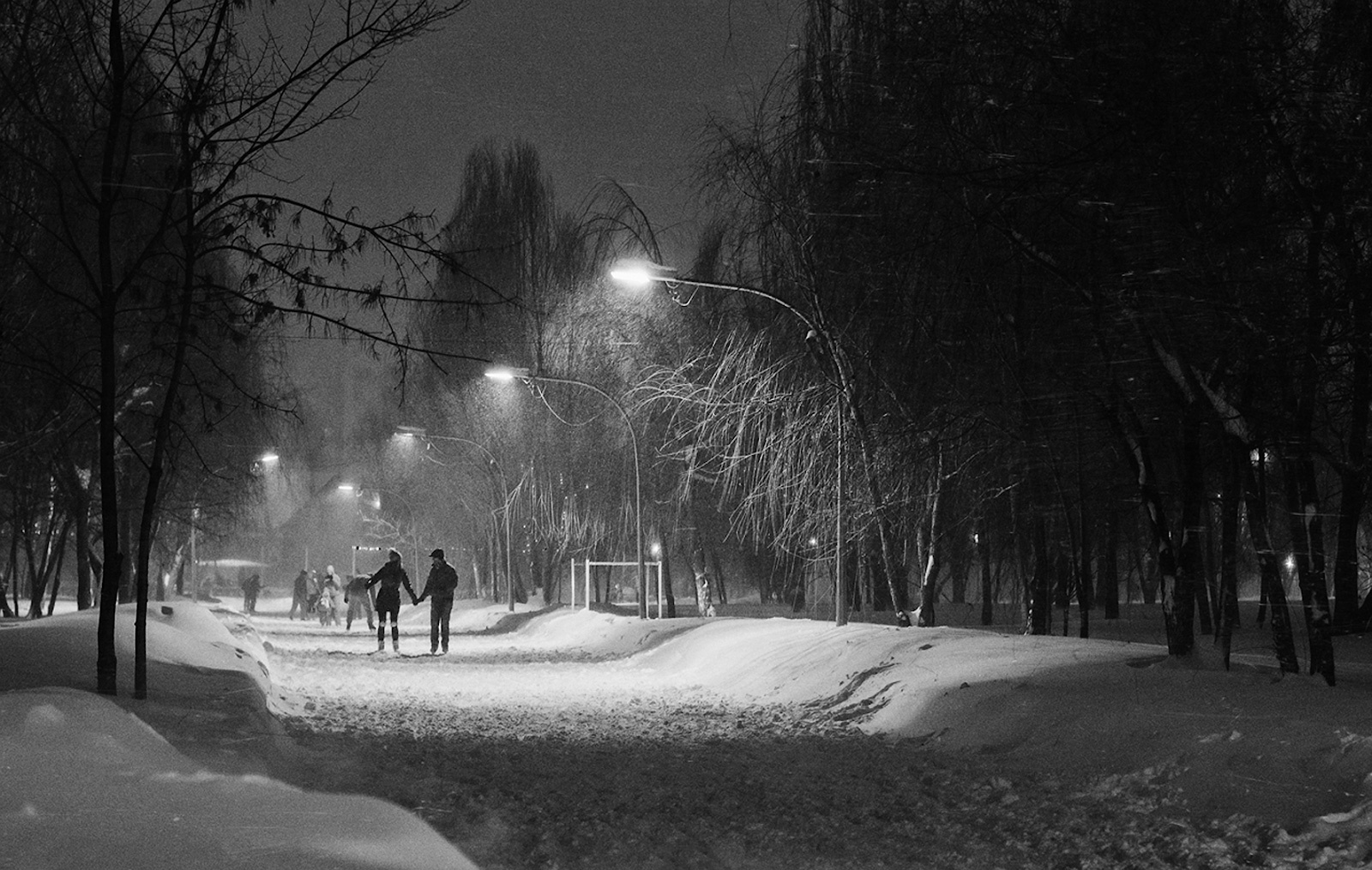 *** зима городской парк