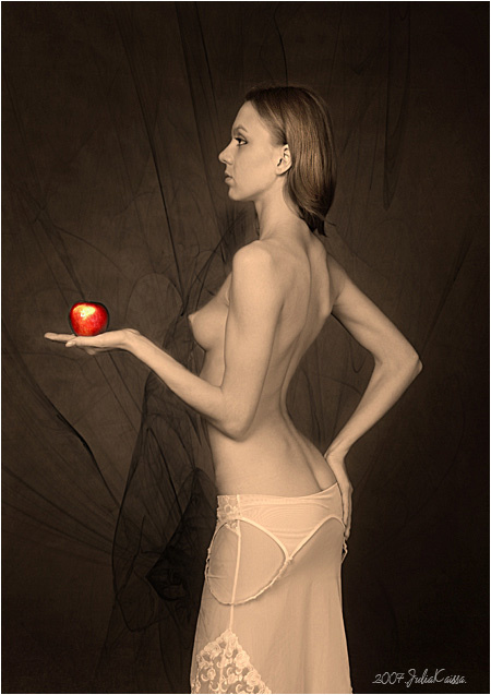 *  *  * яблоко apple девушка ню