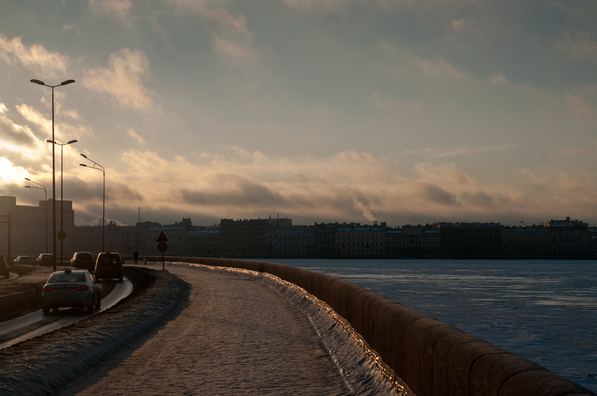 Lack of snow Petersburg