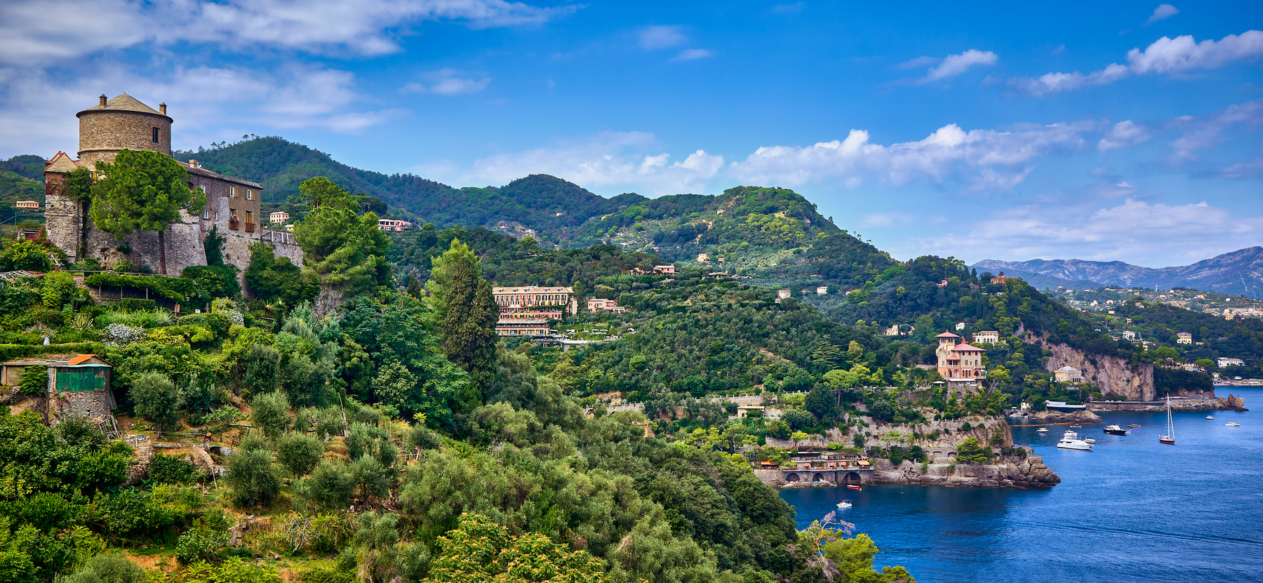 Castello Brown... Италия море Лигурийское побережье Портофино Portofino Castello Brown