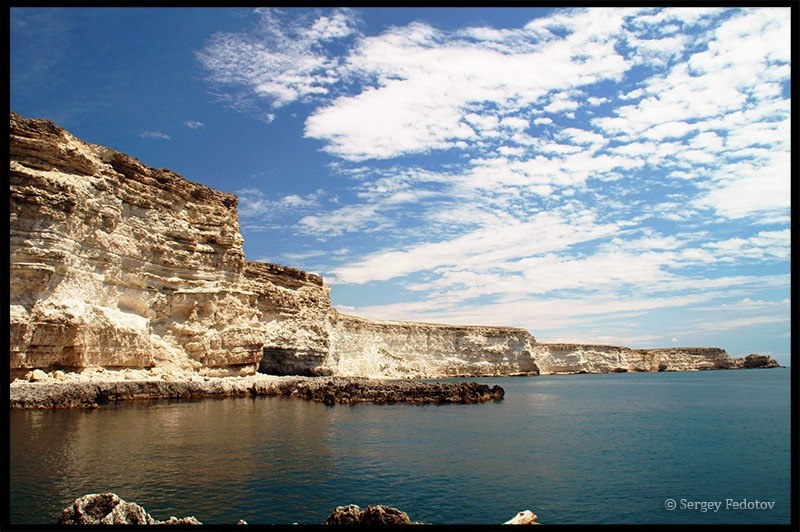 Вода и камень море, Крым, горы, мыс