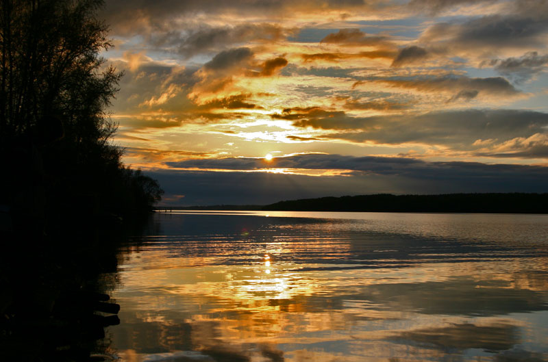 Плес Плес, закат.