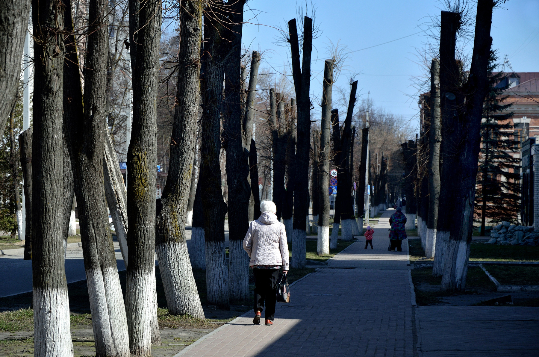 *** улица женщина ребенок