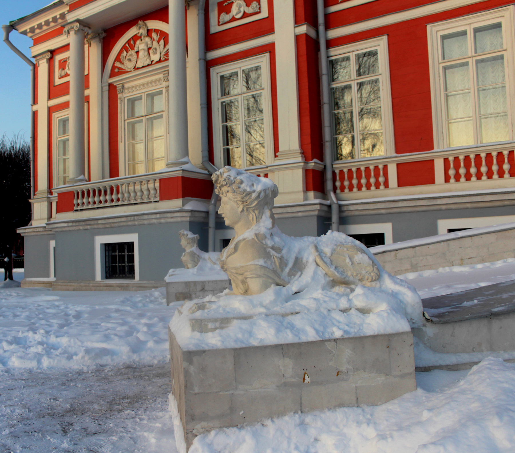 ***Два сфинкса в Кусково сфинкс усадьба кусково